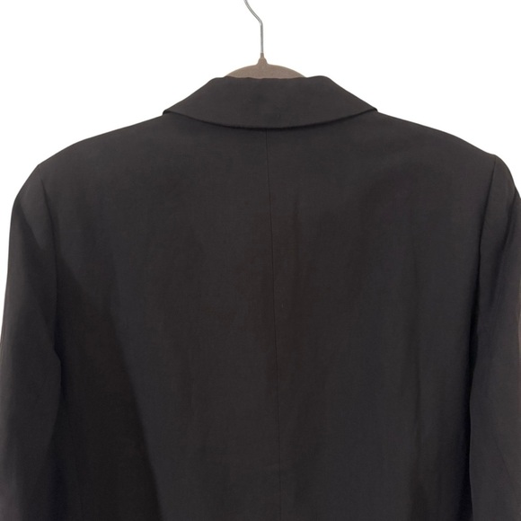 NWT Everlane Oversized Black Linen Blend Blazer Size 16 - Picture 15 of 16